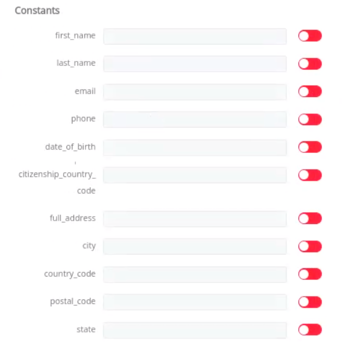 Constants