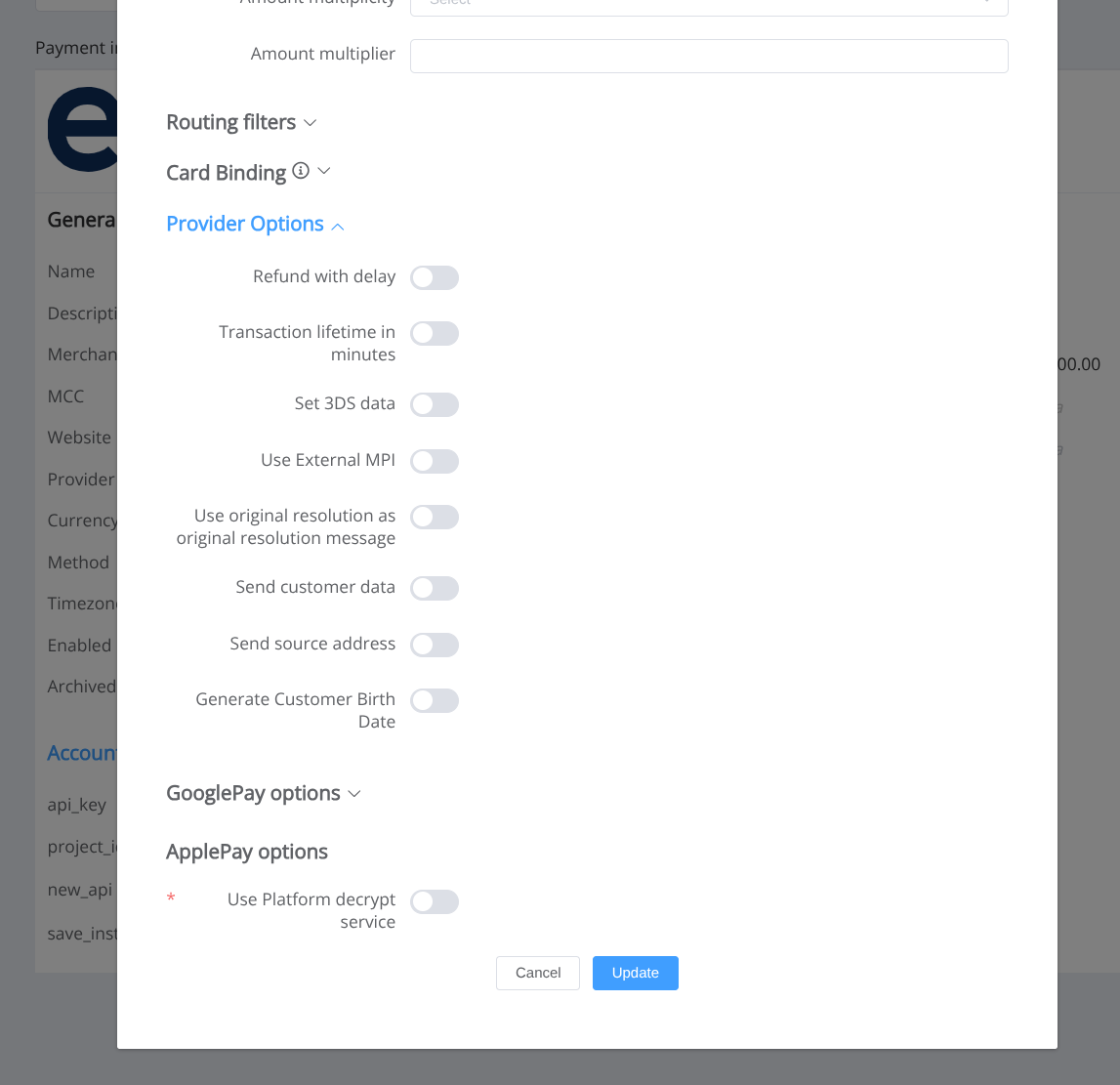 Provider_Options