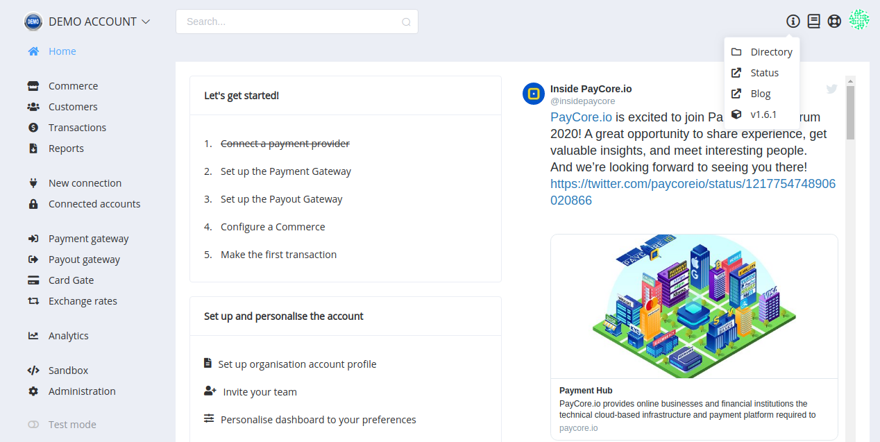 Dashboard 1.6.1