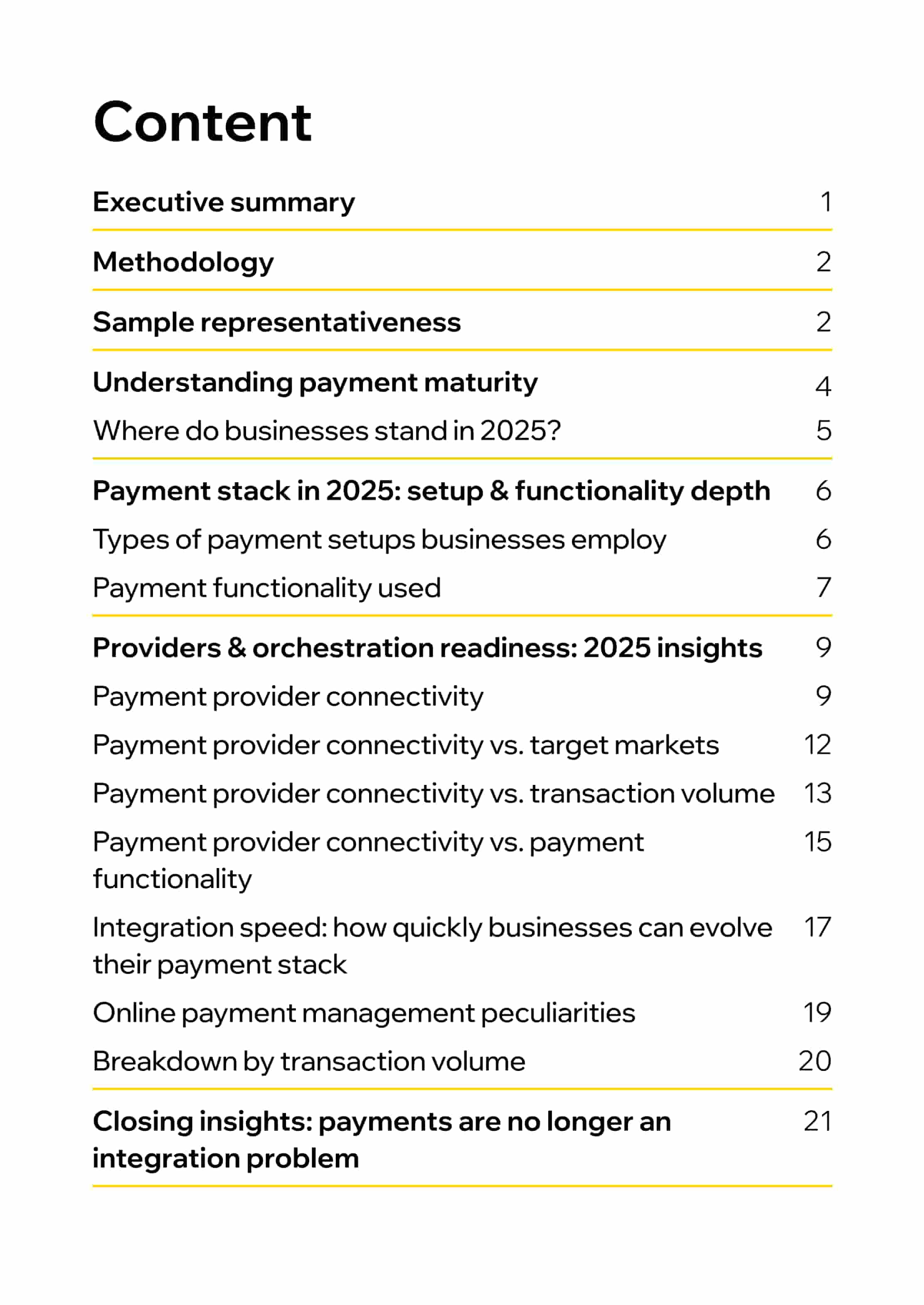 The state of payment maturity 2025